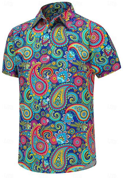 Retro 70s Paisley Party Shirt