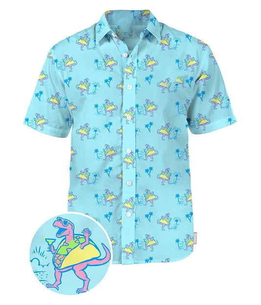 Dinosaur Coconut Aloha Shirt