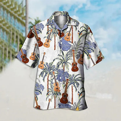 Flamingo Lights Aloha Shirt