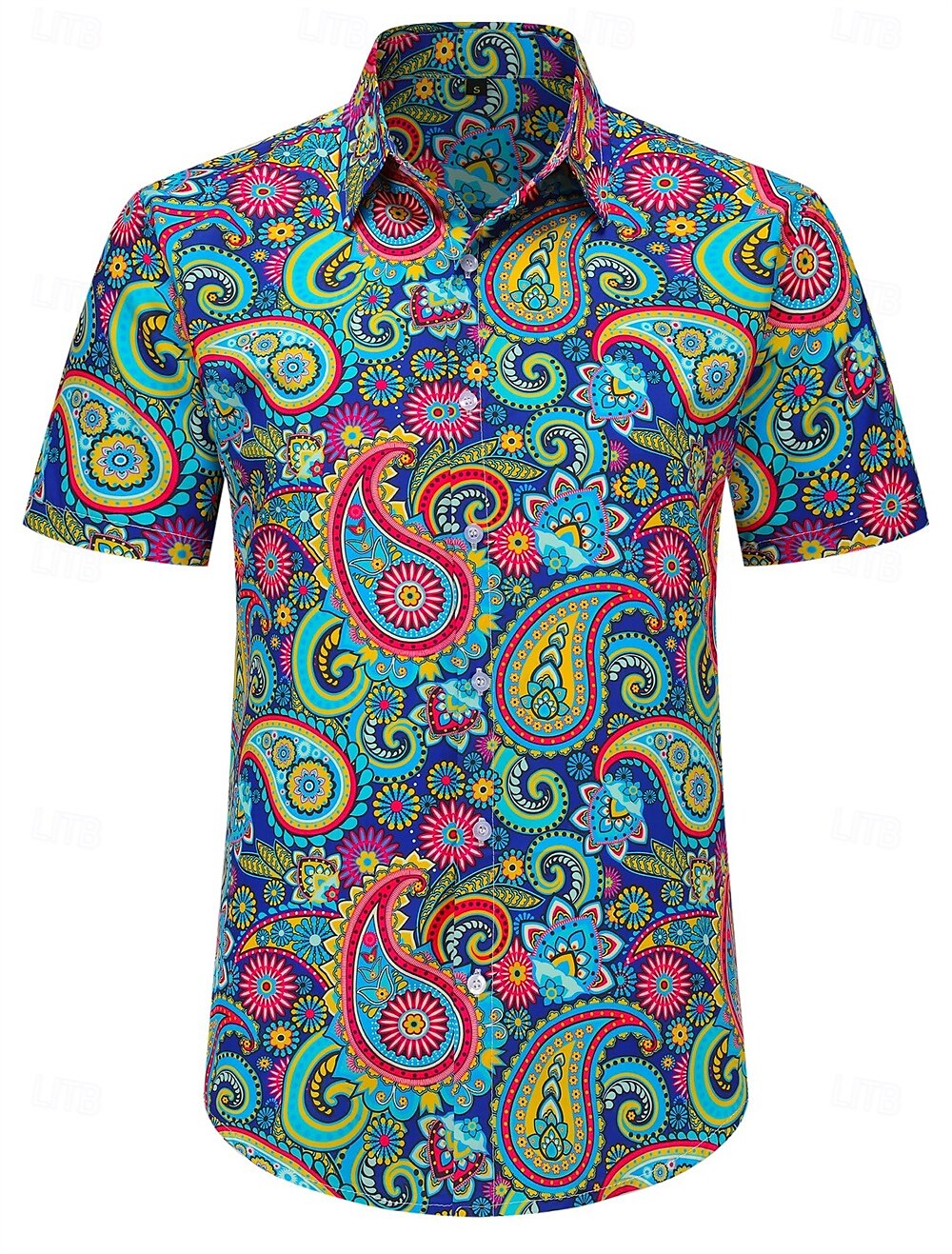 Retro 70s Paisley Party Shirt