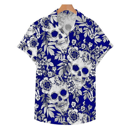 Skull Summer Hawaiian Aloha Shirt