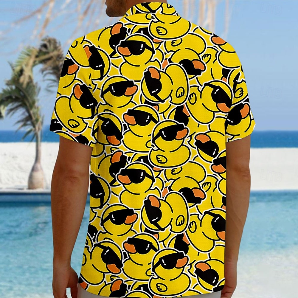 Funny Duck Print Shirt