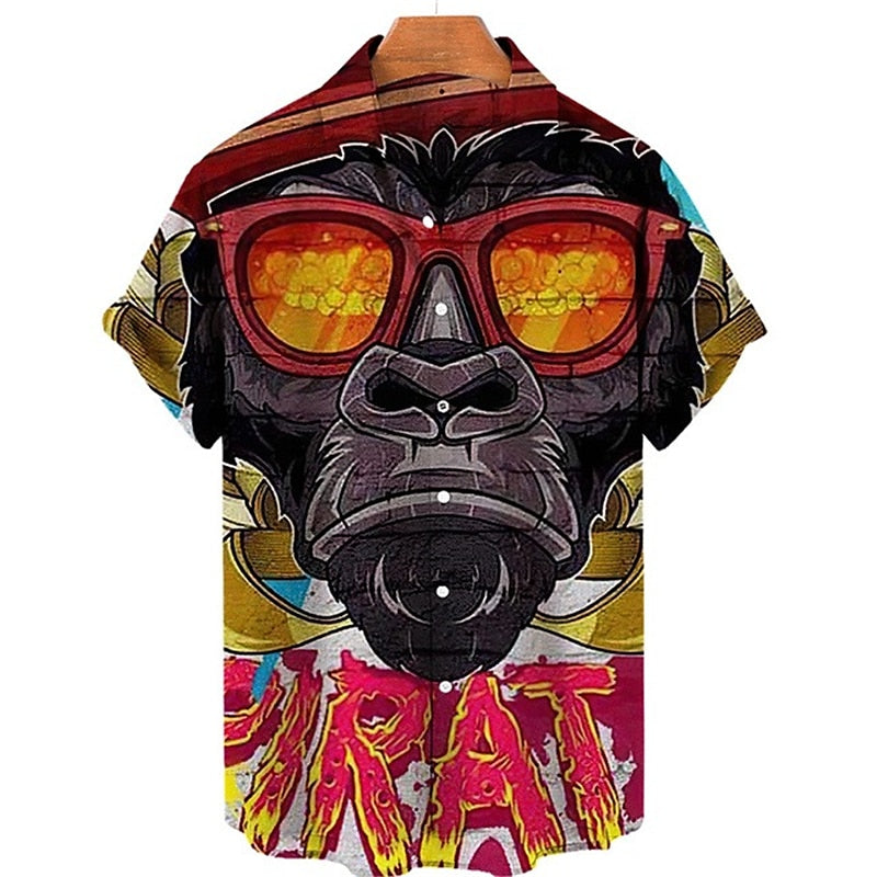 Tribal Totem Graphic Cartoon Shirt