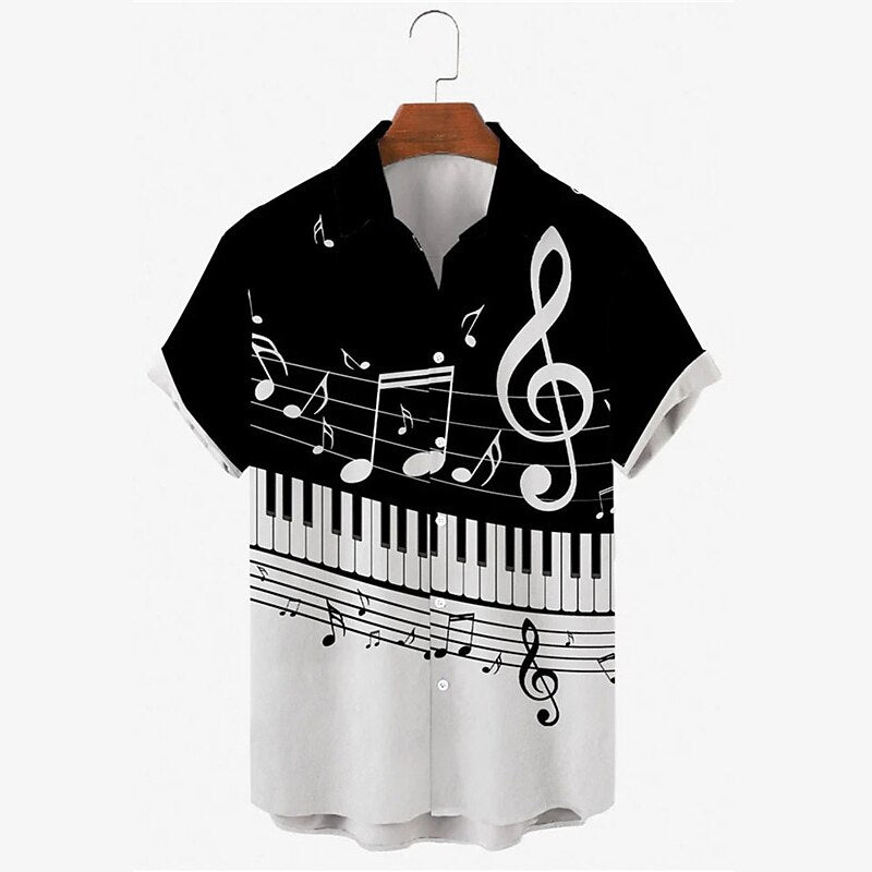 Vintage Music Notes Shirt