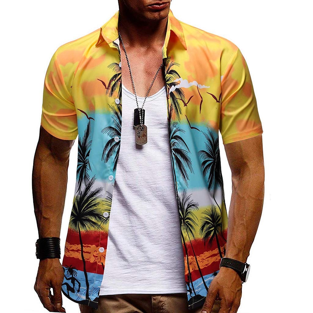 Floral Tropical Flowers Casual Shirt