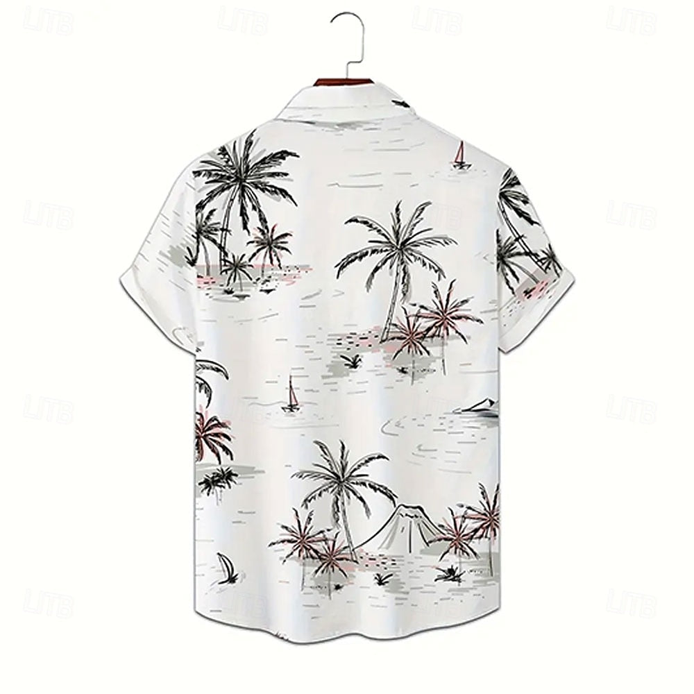 Tropical Hawaiian Button Shirt