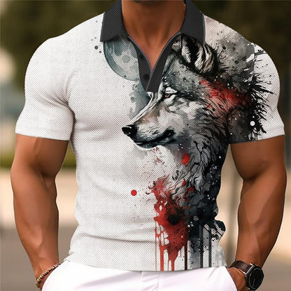 Wolf 3D Polo Shirt