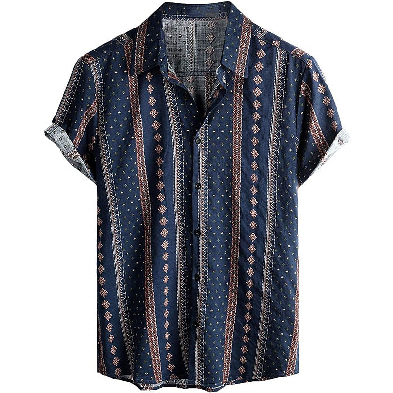 Camisa étnica vintage tribal