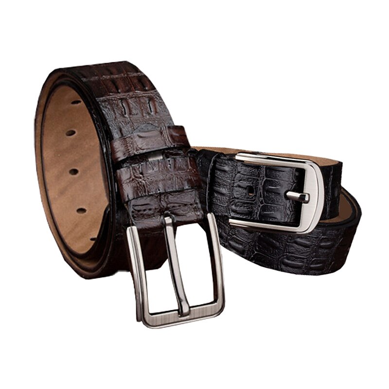 Vintage Genuine Leather Dress Belt