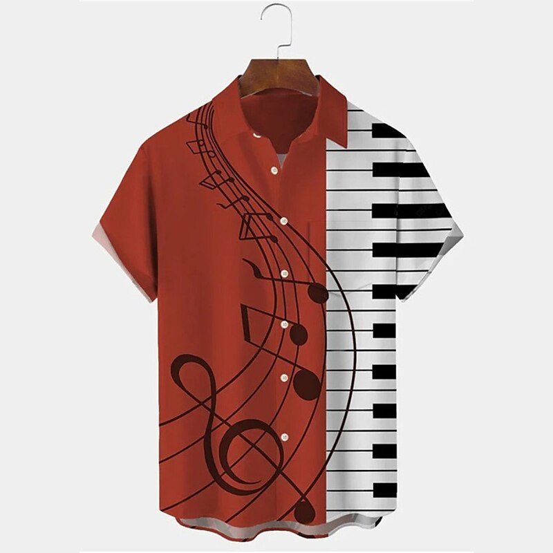 Vintage Music Notes Shirt