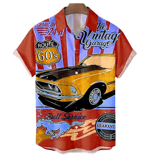 Car Letter Summer Hawaiian Shirt