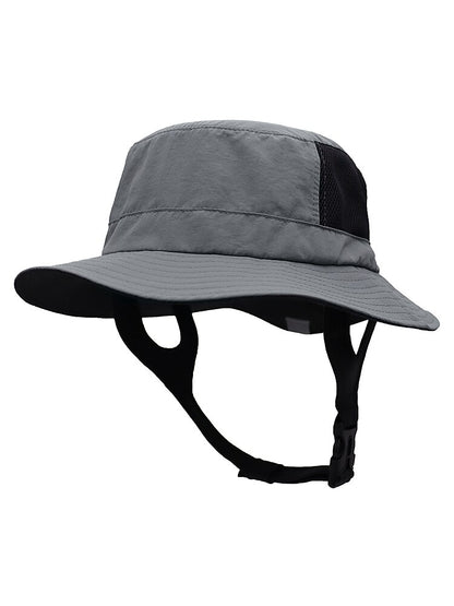 UPF50+ Waterproof Bucket Hat w/ Chin Strap