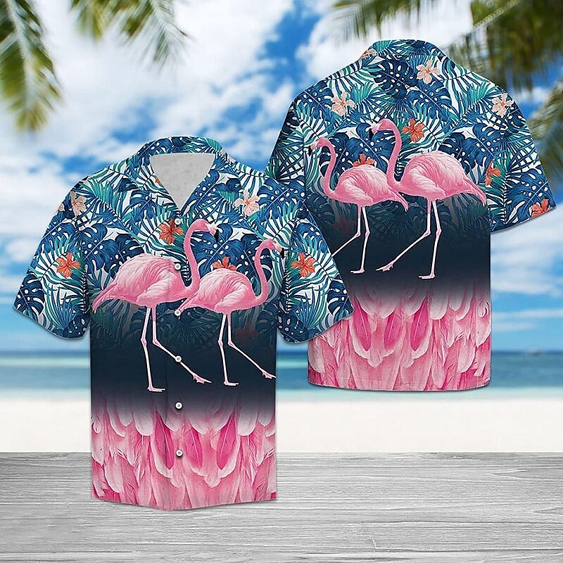 Floral Flamingo Tropical Shirt