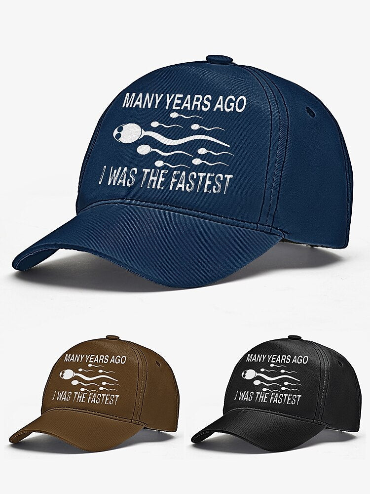 Funny 'Fastest' Quote Baseball Cap