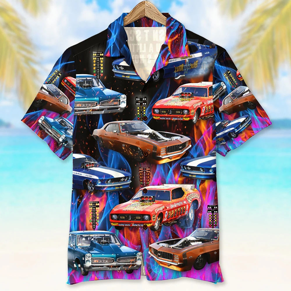 Car Summer Hawaiian Shirt