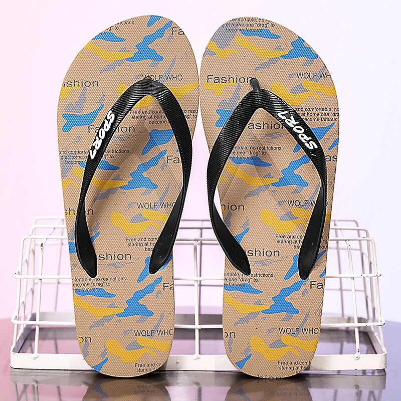 Camouflage Beach Flip-Flops
