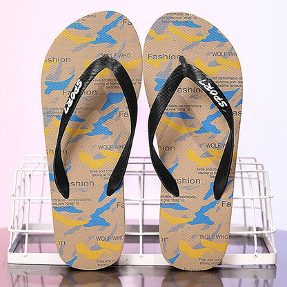 Camouflage Beach Flip-Flops