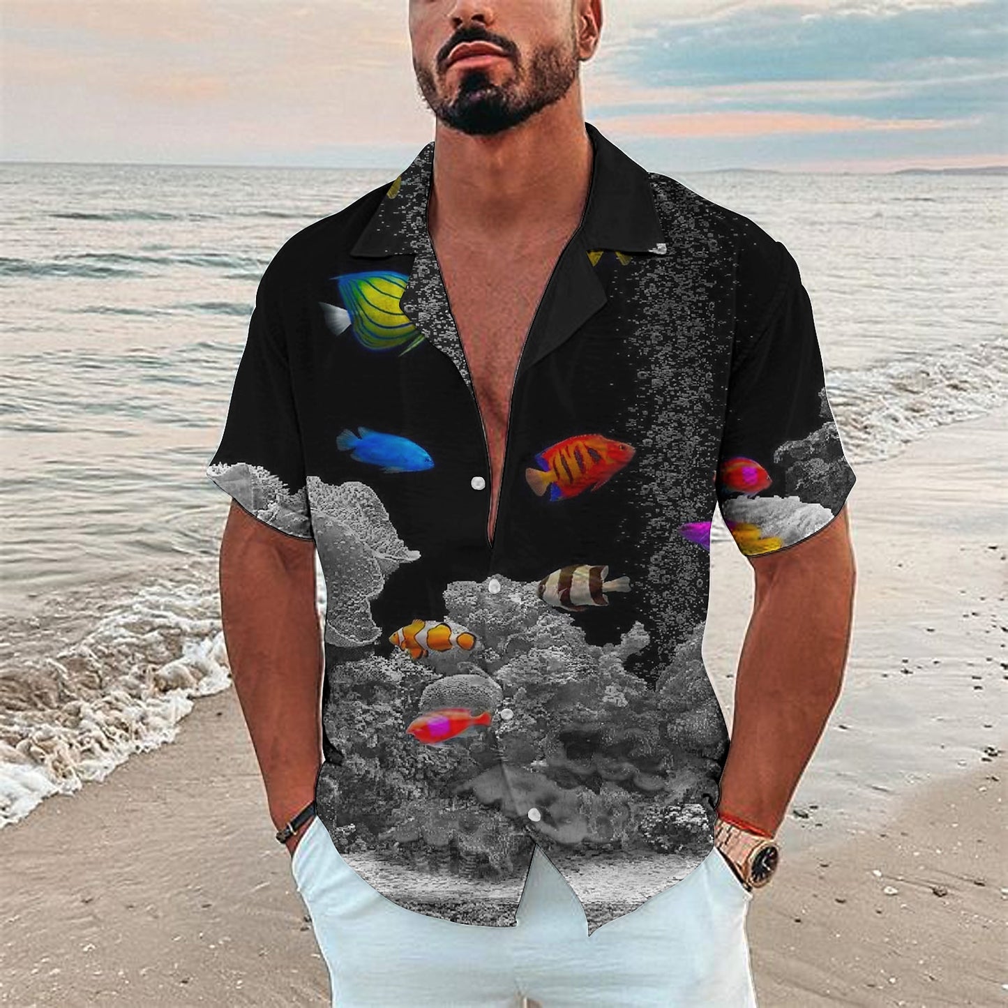 Tropical Fish Hawaiian Shirt