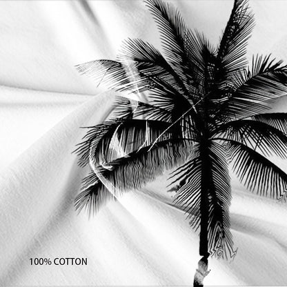 Coconut Tree Graphic Tank Top Summer