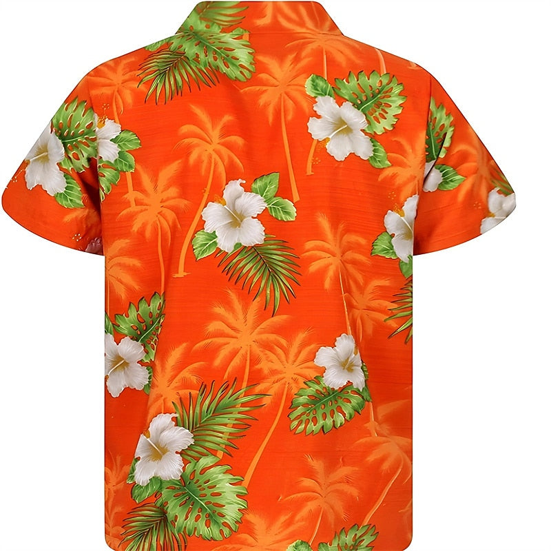 Floral Graphic Hawaiian Shirt