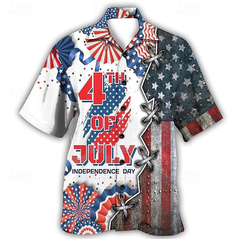 American Independence Day Eagle Flag Shirt