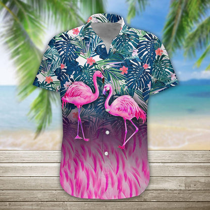 Floral Flamingo Tropical Shirt