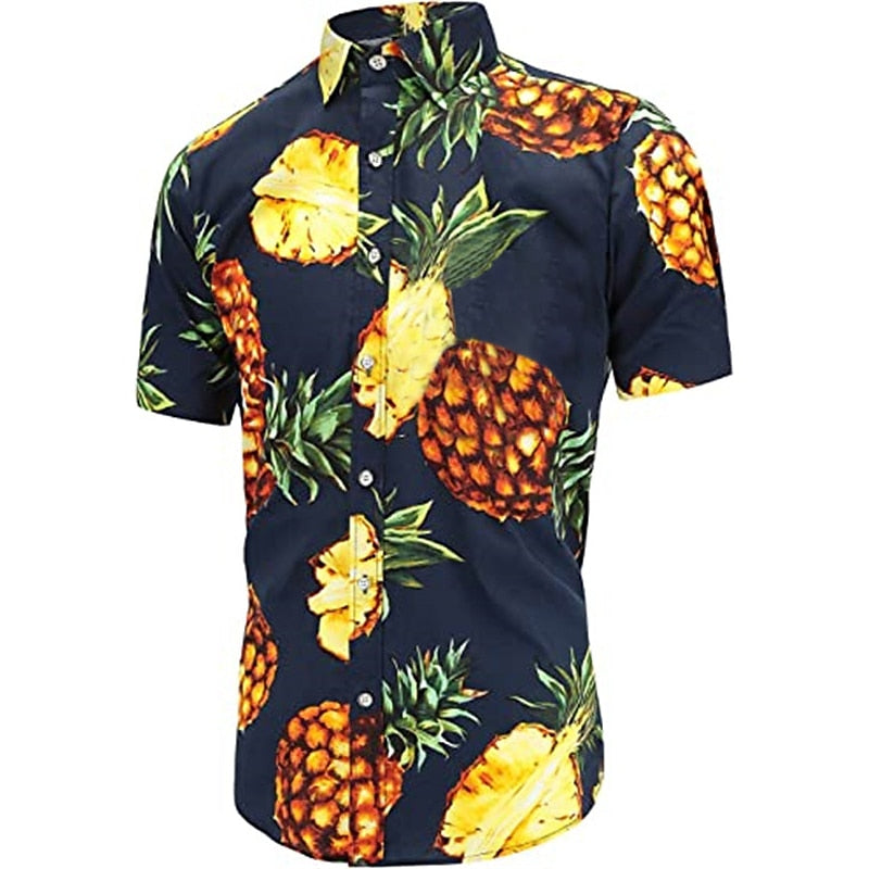 Fruit Pineapple Summer Hawaiian Shirt