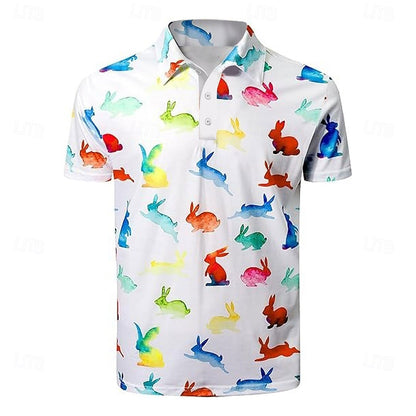 Easter Rabbit 3D Polo Shirt