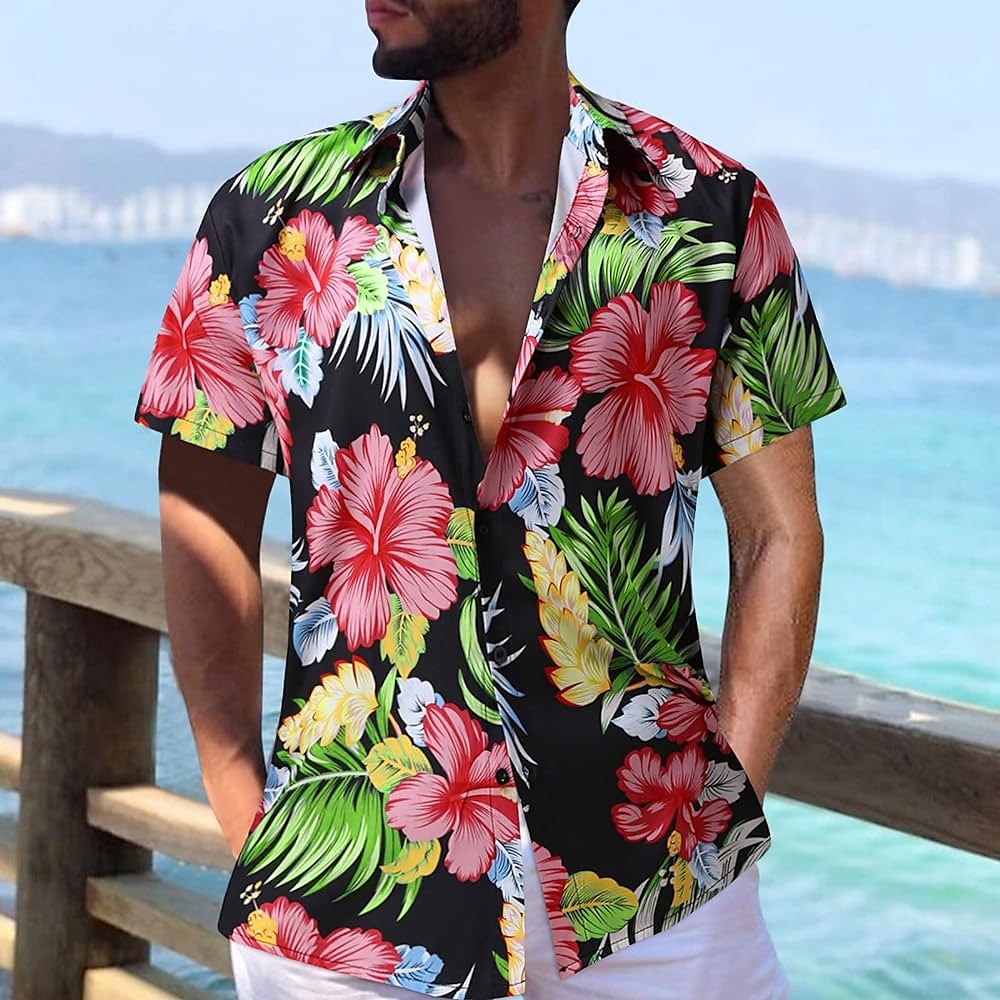 Floral Tropical Flowers Casual Shirt