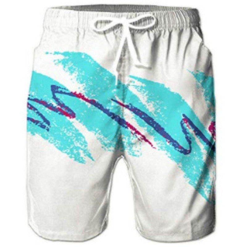 Graphic Prints Swimming Trunks Board Shorts