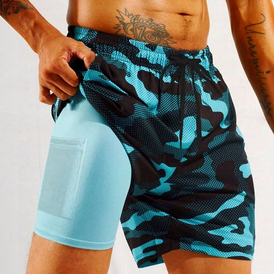 Camo Print Swim Shorts