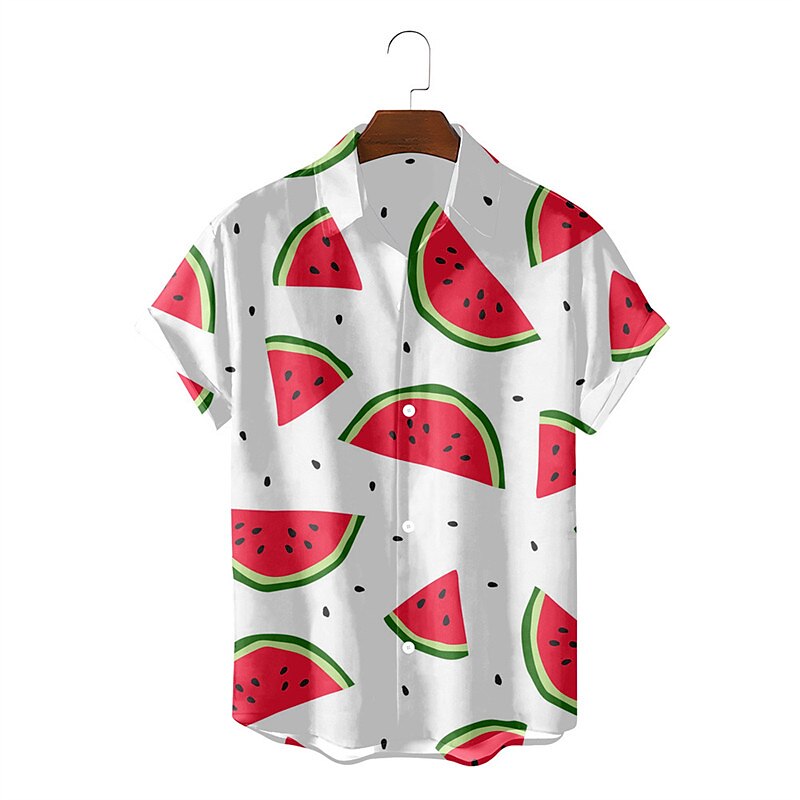 Watermelon Summer Hawaiian Shirt