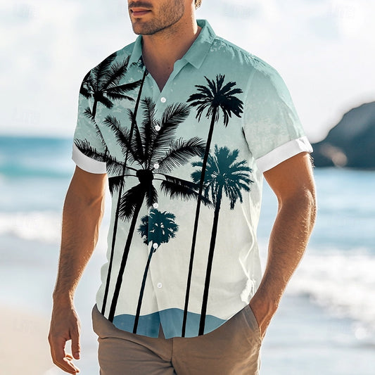 Coconut Tree Print Shirt