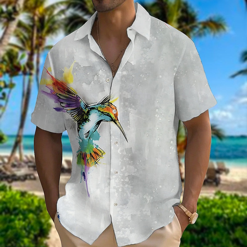 Parrot Aloha Hawaiian Shirt