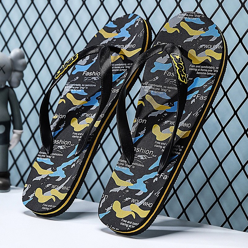 Camouflage Beach Flip-Flops
