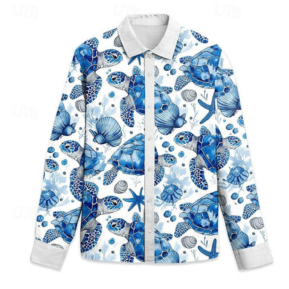 Tropical Octopus Turtle Shirt