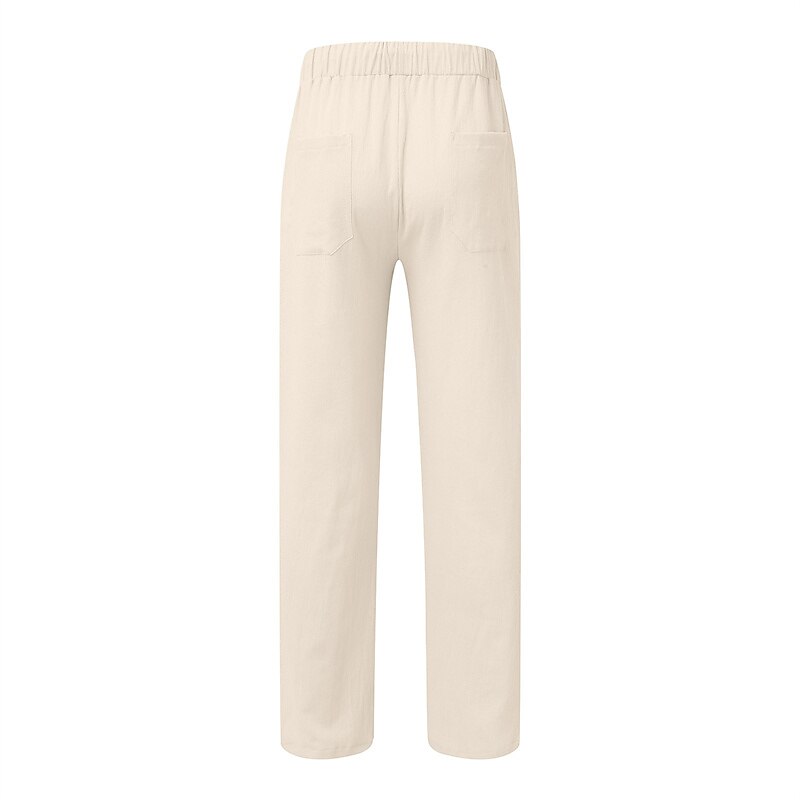 Classic Linen Drawstring Pants