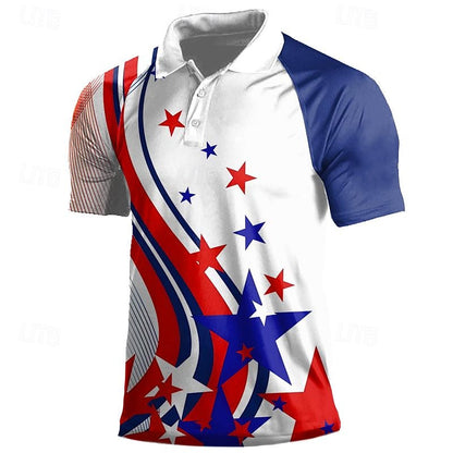 Patriotic Independence Day Polo