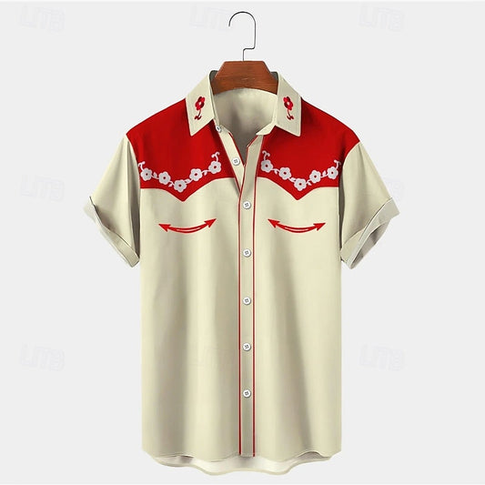 Western Cowboy Button Up Shirt