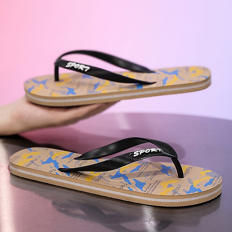 Camouflage Beach Flip-Flops