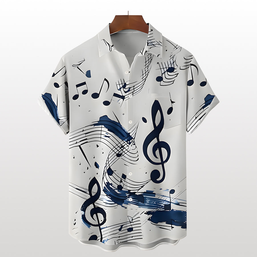 Musical Notes Casual Shirt