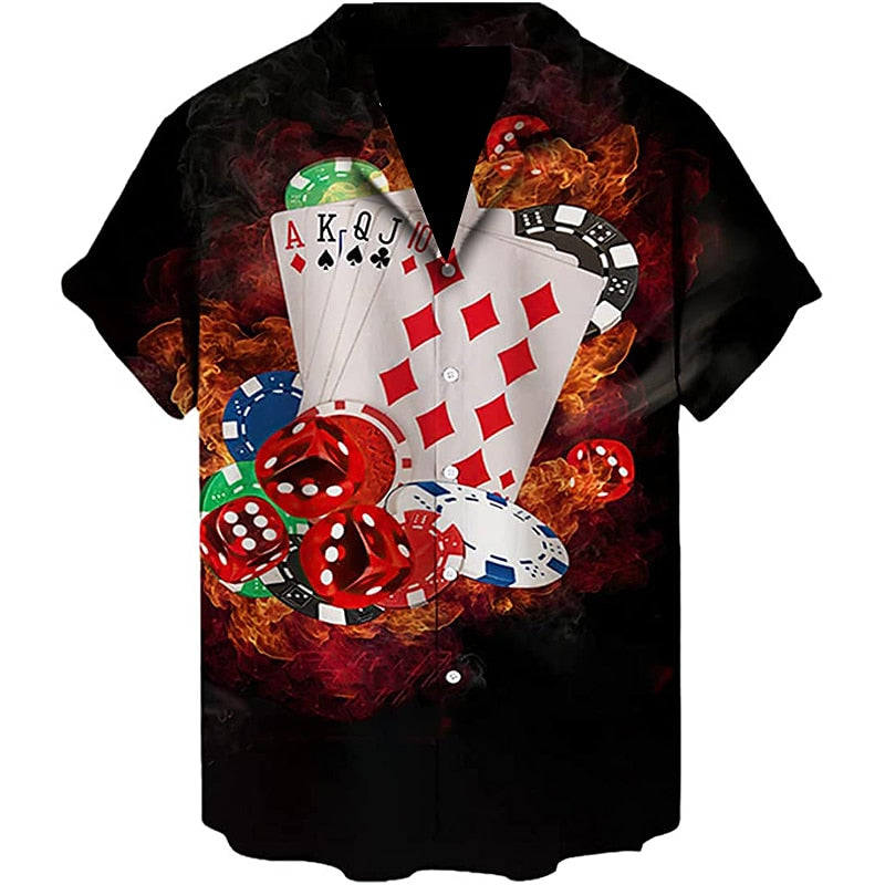 Fashion Designer Poker Shirt