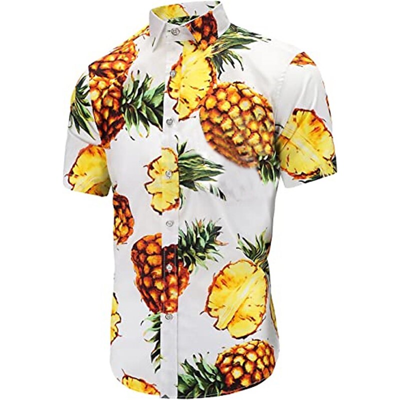 Fruit Pineapple Summer Hawaiian Shirt