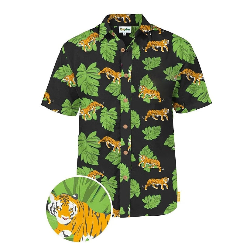 Summer Hawaiian Animal Duck Shirt