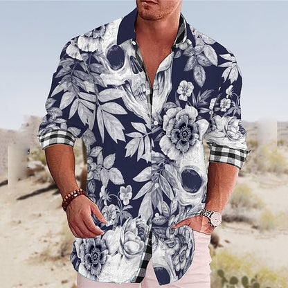 Floral Aloha Long Sleeve Fashion Shirt