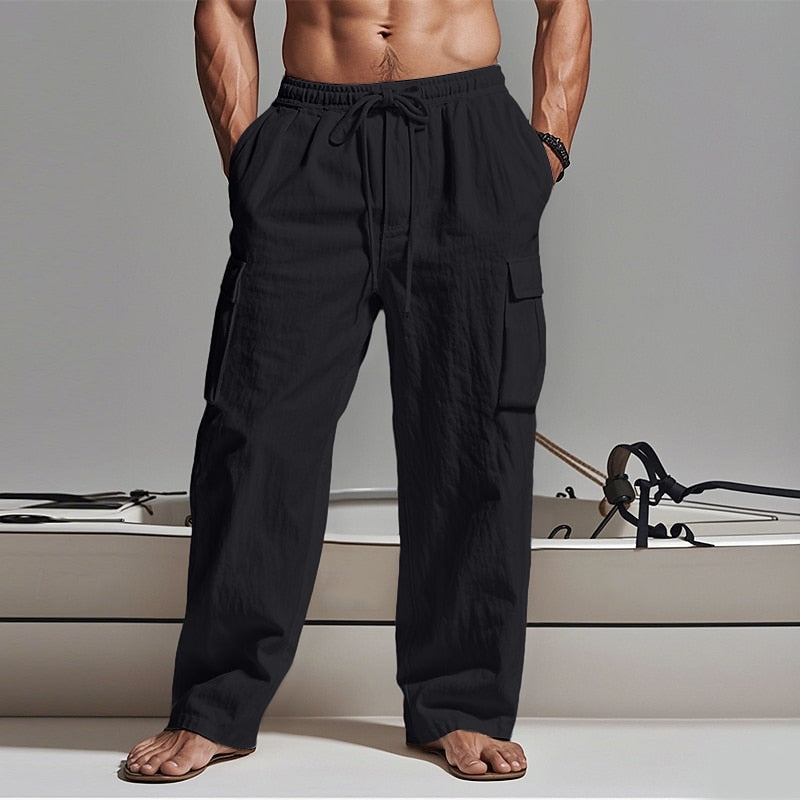 Breathable Gauze Cargo Pants