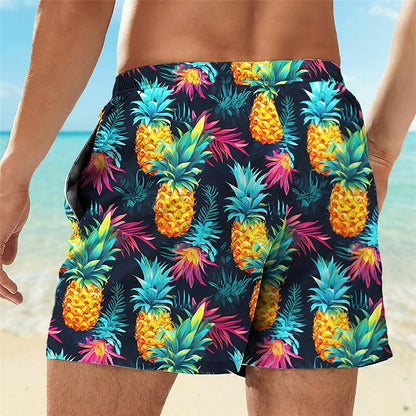 Bañador tipo short de piña