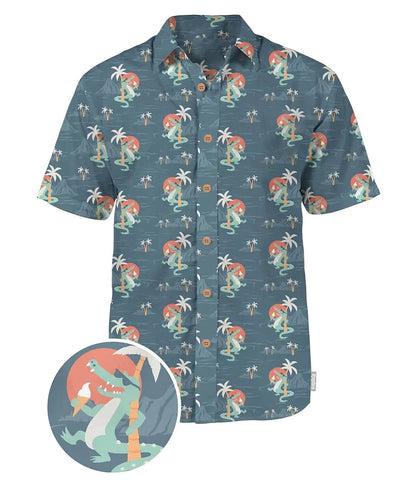 Dinosaur Coconut Aloha Shirt