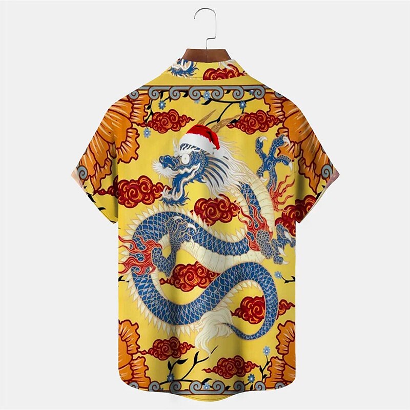 New Year Dragon Casual Shirt