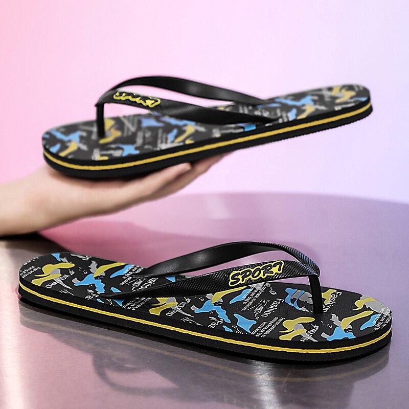 Camouflage Beach Flip-Flops